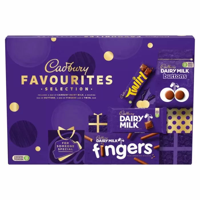 Cadbury Favourites Selection 370g - best before 31/3/24