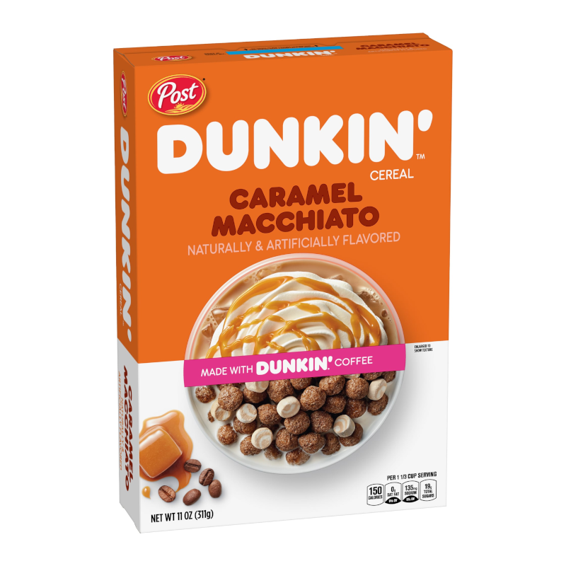 Dunkin Donuts Caramel Macchiato Cereal - 11oz (311g)