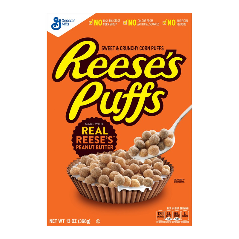 Reeses PB Puffs 11.5oz (331G) MINIS New cereal