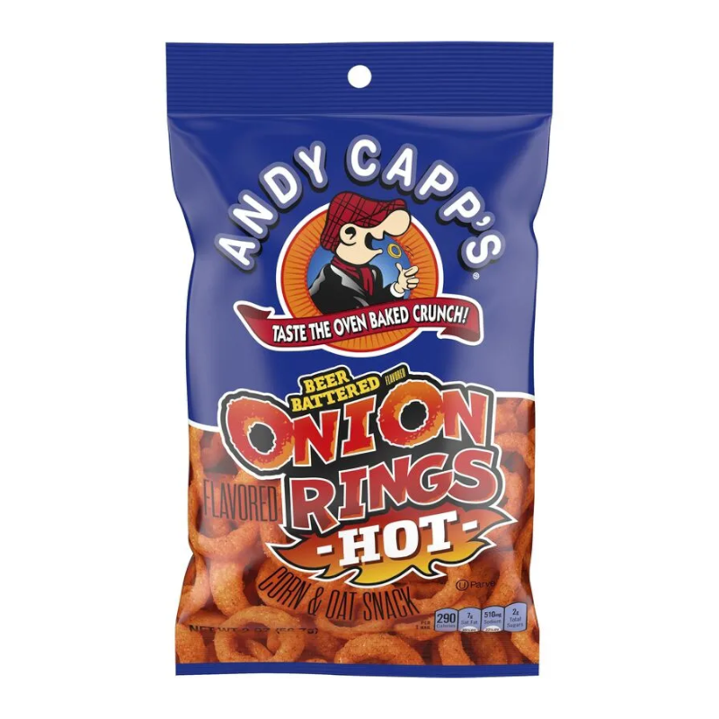 Andy Capp's Hot Onion Rings - 2oz (56.7g) (Hot) - best before 3/24