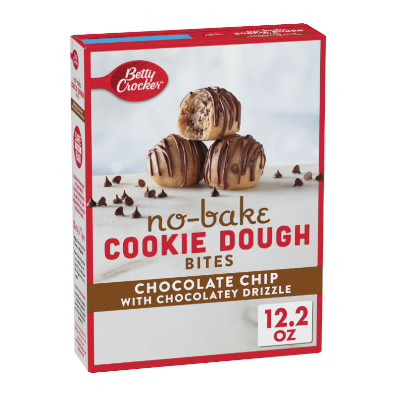 Betty Crocker No Bake Cookie Dough Bites Chocolate Chip - 12.2oz (345g)