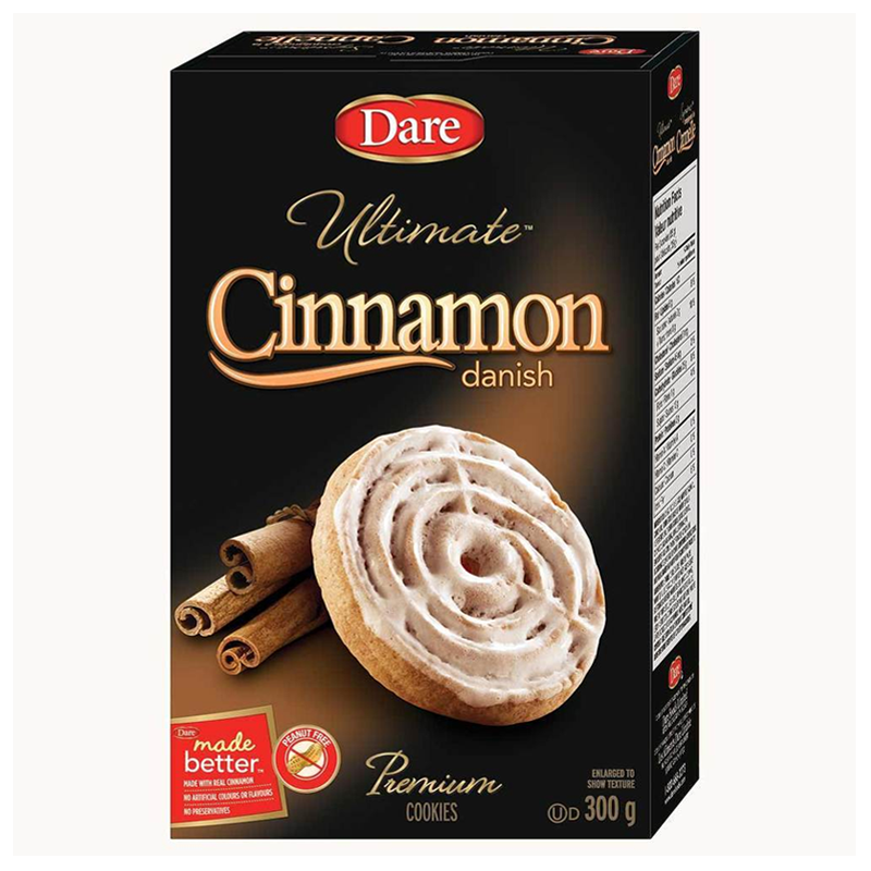 Dare - Ultimate Cinnamon Danish Premium Cookies - 300g [Canadian]