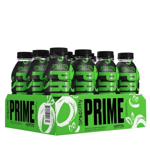 Prime Glowberry Drink FULL CASE 12 Bottles