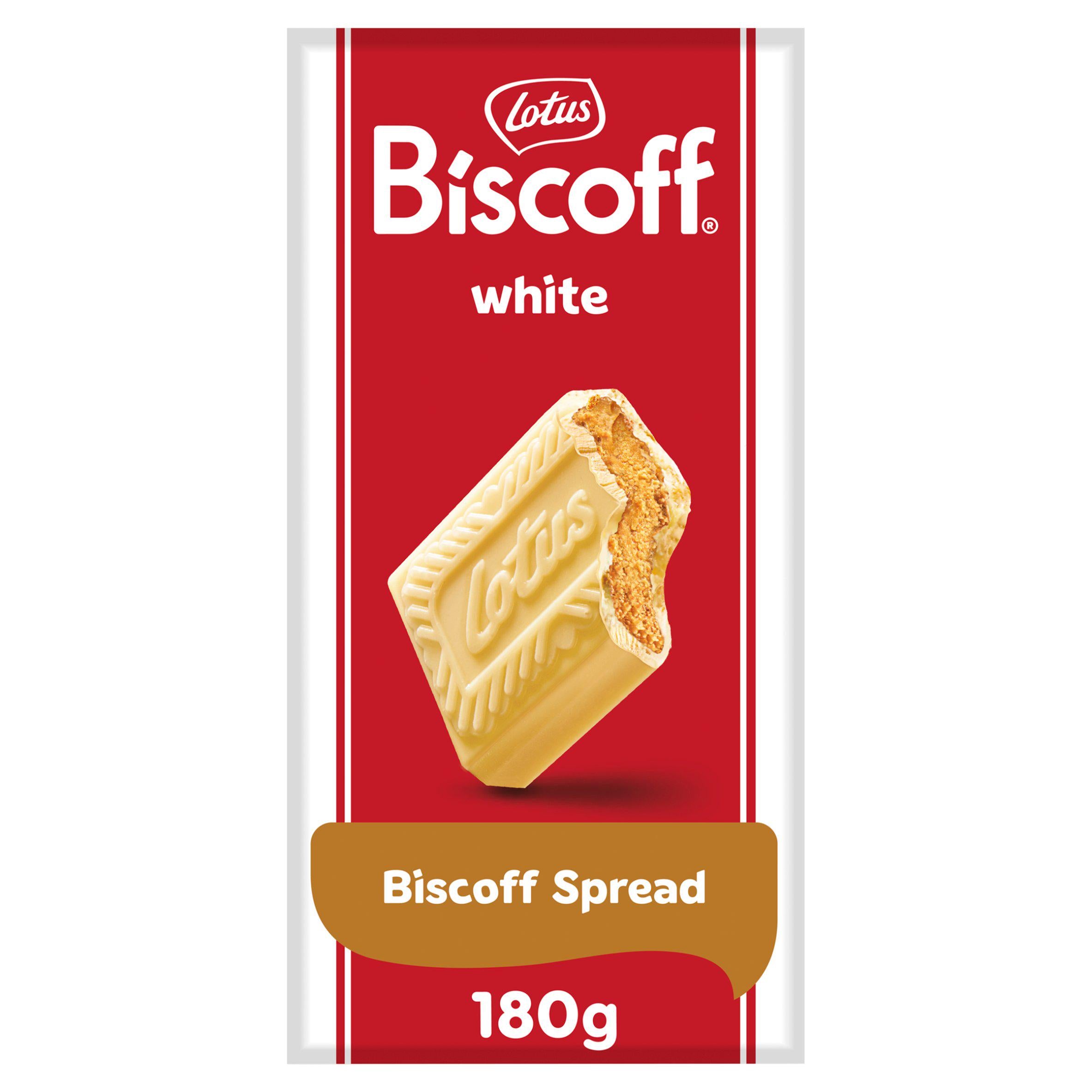 Lotus White Biscoff Chocolate Bar 180g