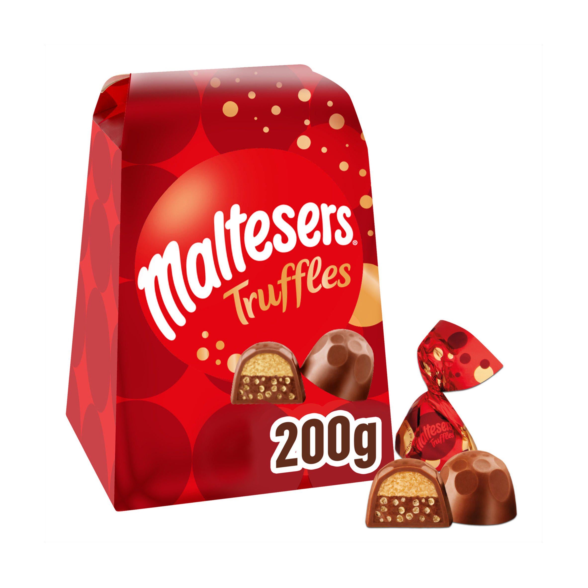 Maltesers Truffles Milk Chocolate Gift Box Of Chocolates 200g
