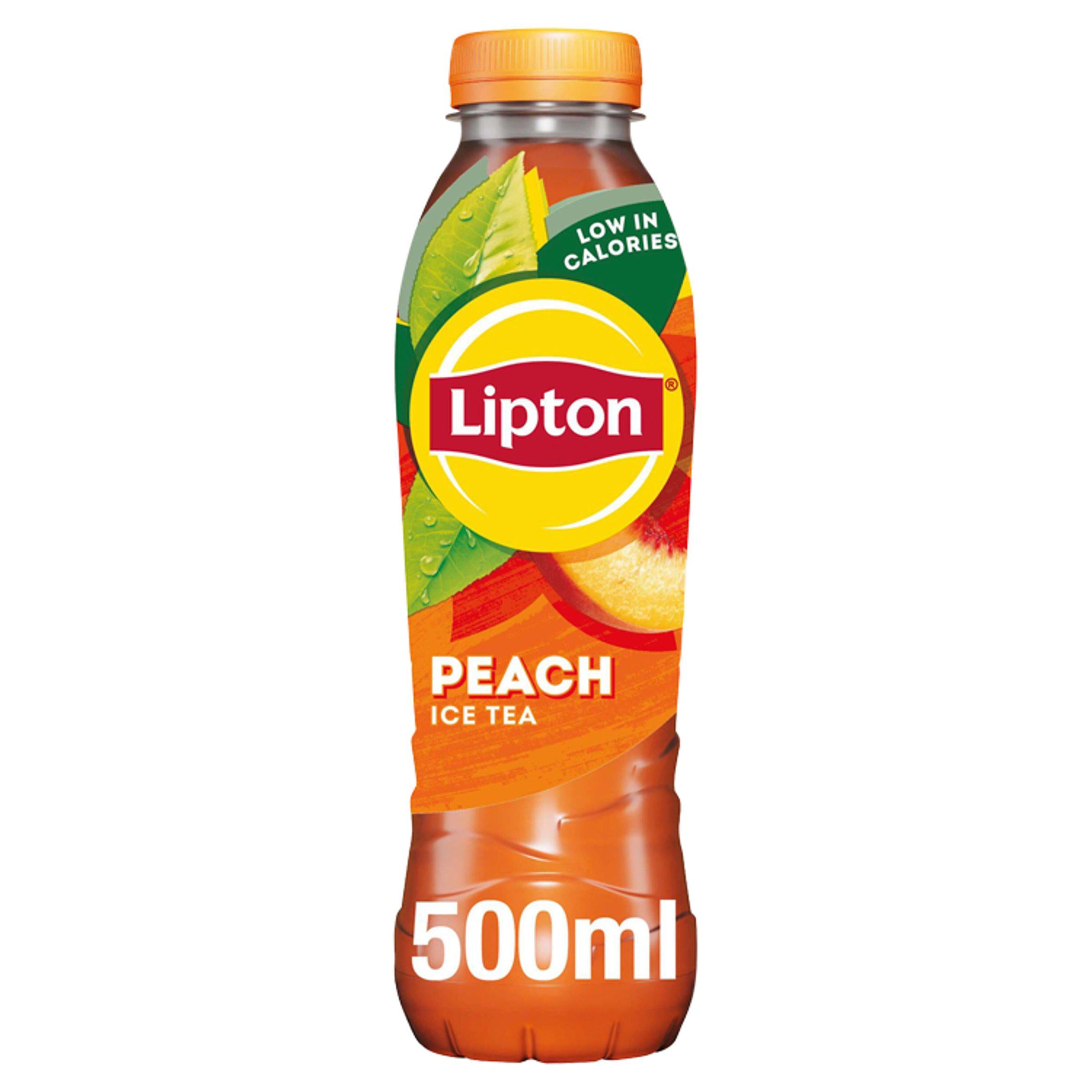 Lipton Ice Tea Peach Flavoured Still Soft Drink 500ml