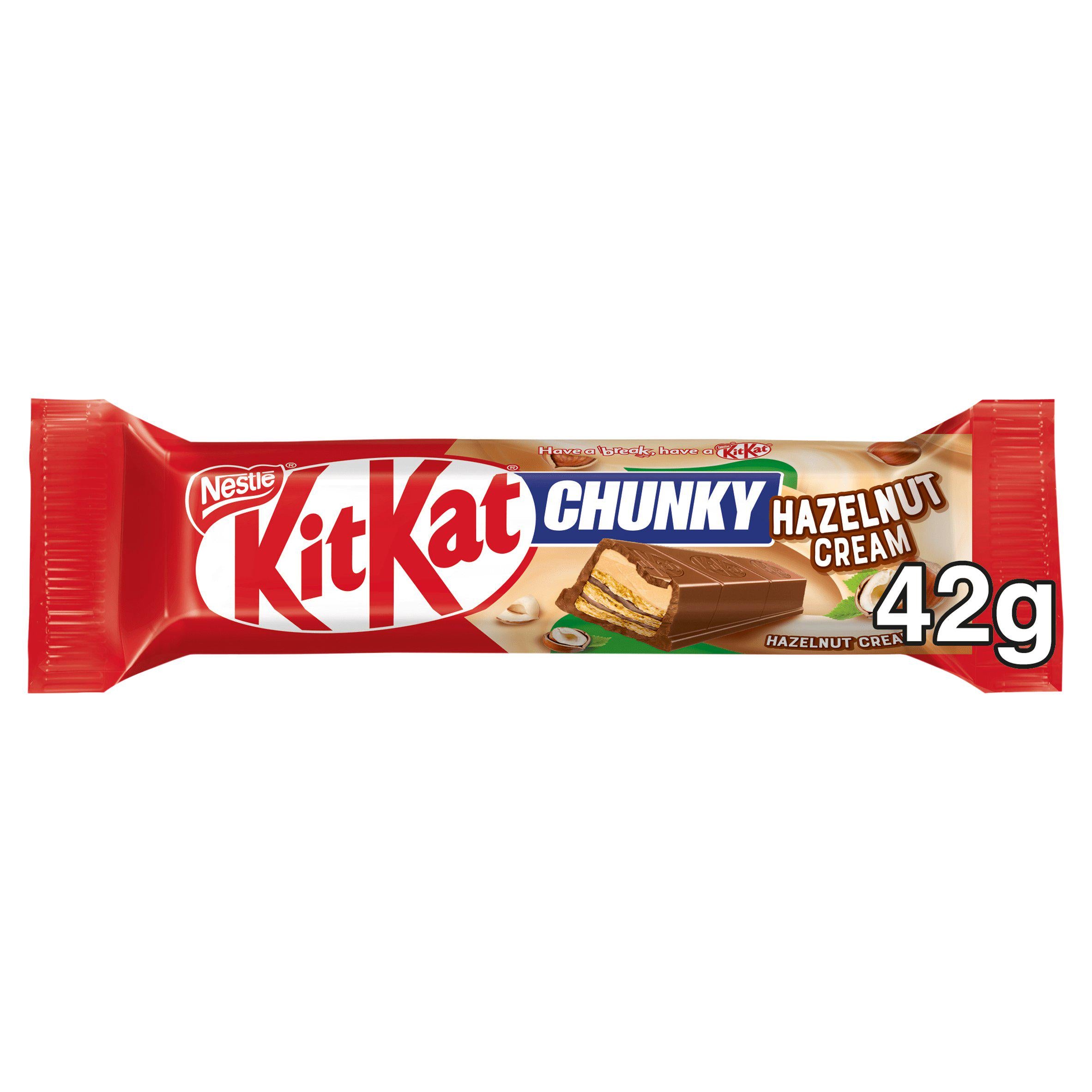 KitKat Chunky Hazelnut Cream Chocolate Bar 42g