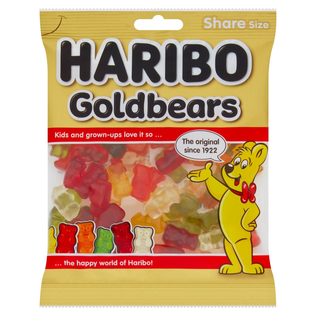 Haribo Goldbears Sweets Sharing Bag - 140g