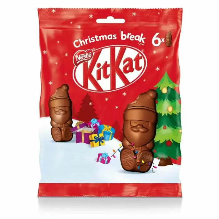 Kit Kat Milk Chocolate Santa Sharing Bag 55g