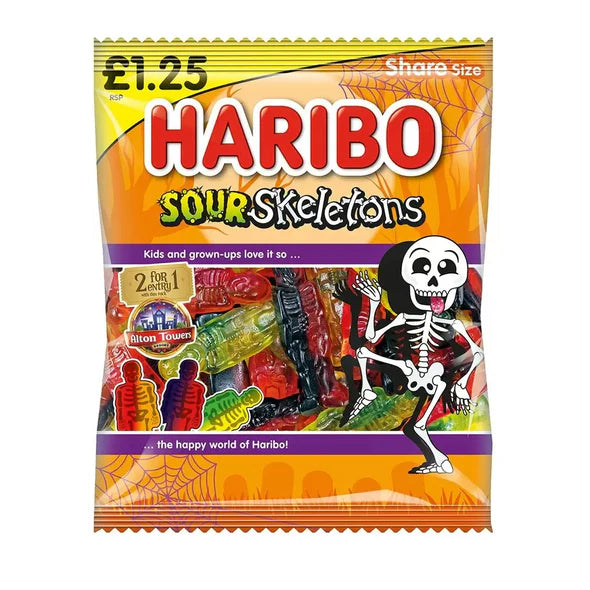 Haribo Limited Edition Sour Skeletons 140g