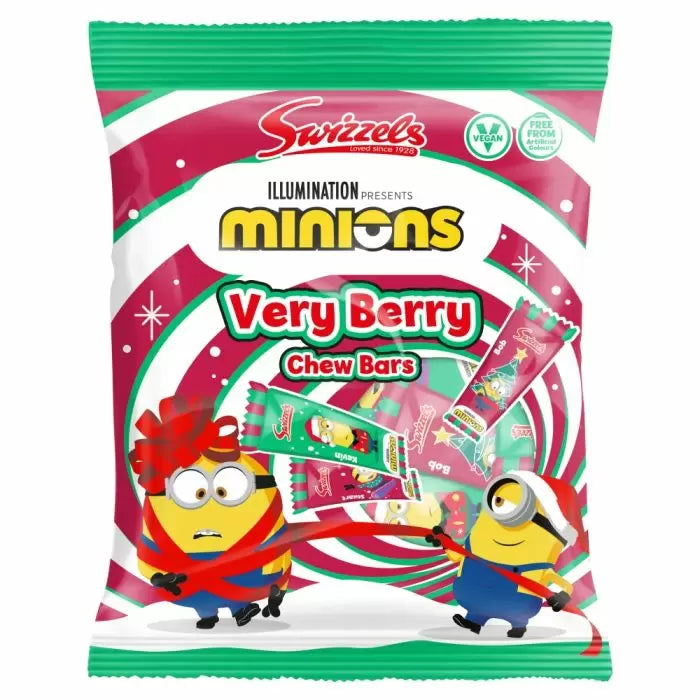 Swizzels Minions Very Berry Chew Bars Bag 140g
