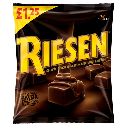 Riesen Dark Chocolate - Chewy Toffee 110g