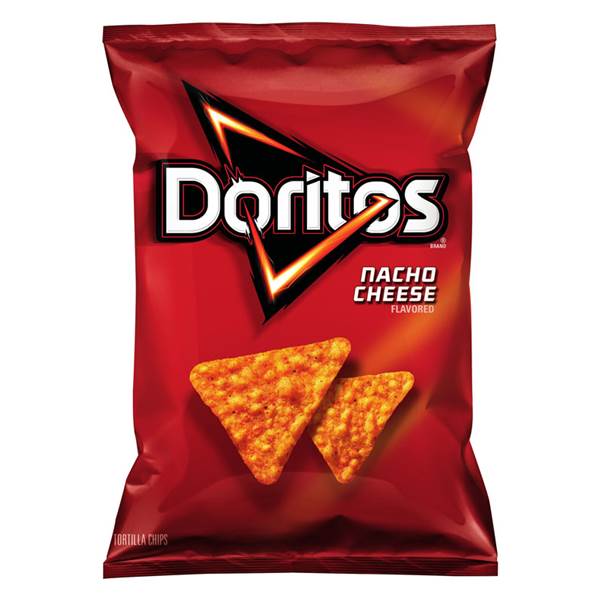 Doritos Nacho Cheese Corn Chips- 49g -  Best before November 2023