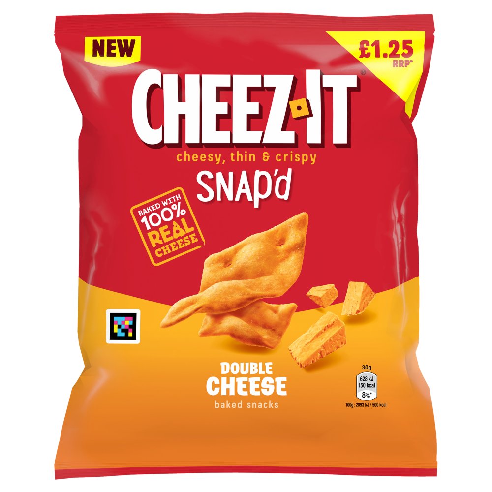 Cheez-It Double Cheese Thin & Crispy Baked Snacks 65g PMP £1.25