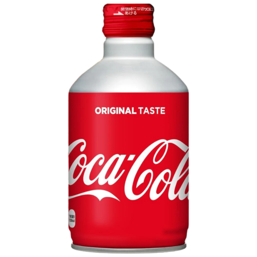 Coca Cola Metal Bottle - 300ml -  Japan