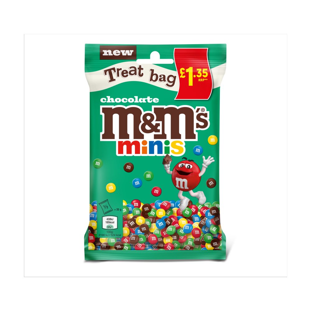 M&M's Minis Bites Milk Chocolate Treat Bag £1.35 PMP 70g