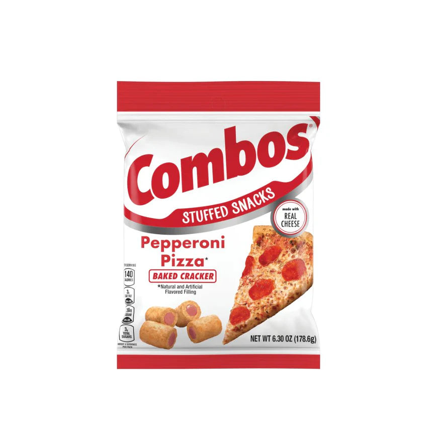 Combos Pepperoni Pizza Cracker Baked Snacks -178g