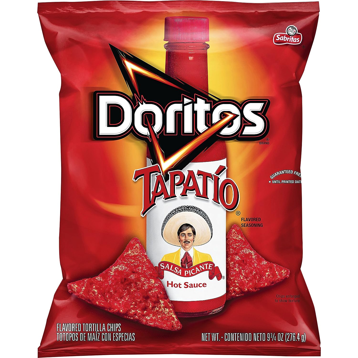 Doritos Tortilla Chips Tapatio Flavour 49.6g  - Best Before 18th July 2023