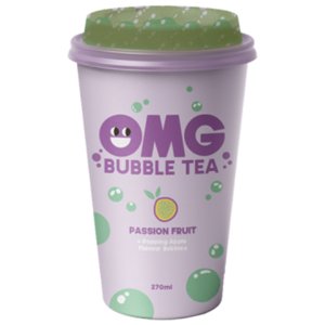 OMG Bubble Tea - Passion Fruit 270ml - New
