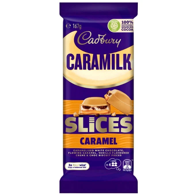 Cadbury Caramilk Slices Caramel (167g) - (Australia)