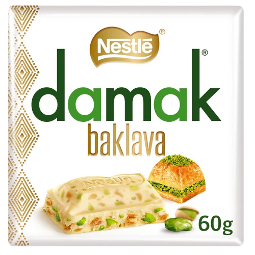 Nestle Damak Baklava Chocolate Bar (60g)Best-Before 31st Oct 24