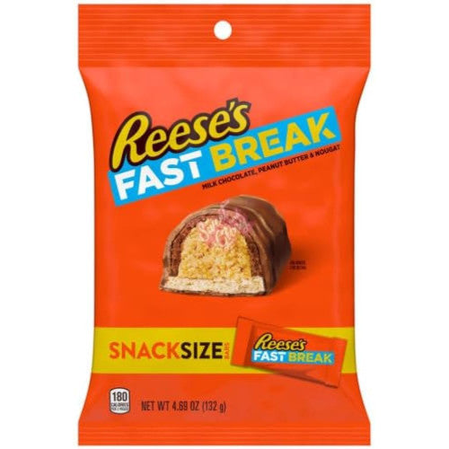 Reese's Fastbreak Snack Size Peg Bag (132g) - Large Bag