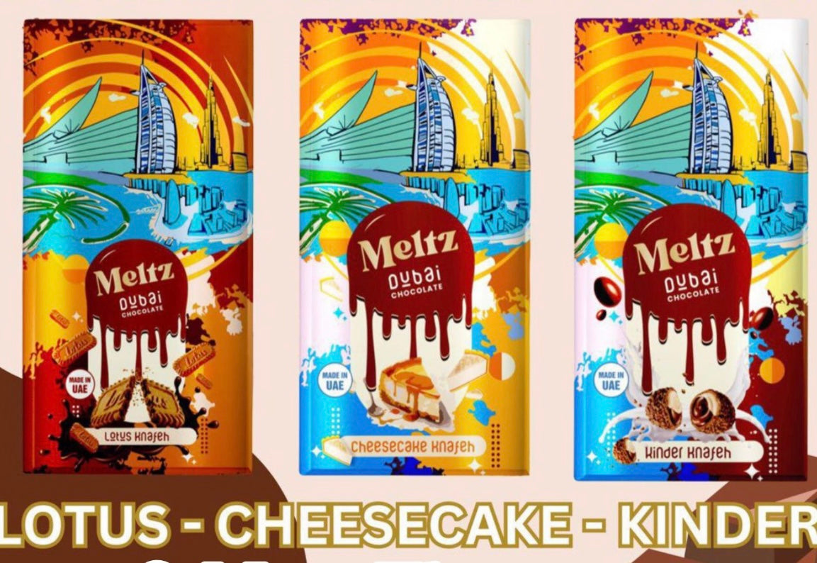 Dubai Chocolate Kinder and Kunafa 192g - Large Bar