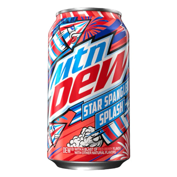 Mountain Dew Star Spangled Splash - 12 cans