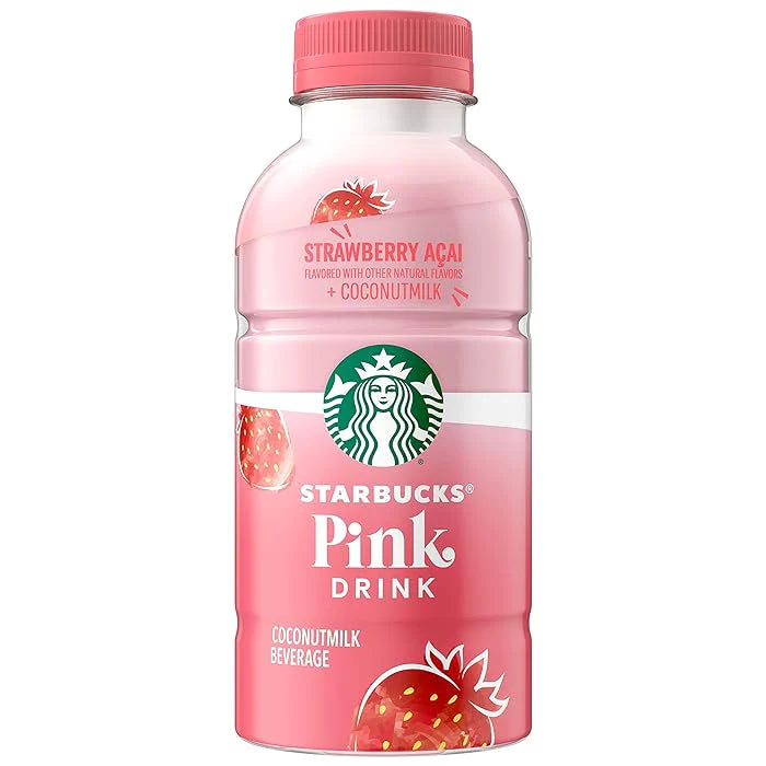 Starbucks Pink Drink, Strawberry Acai with Coconut Milk