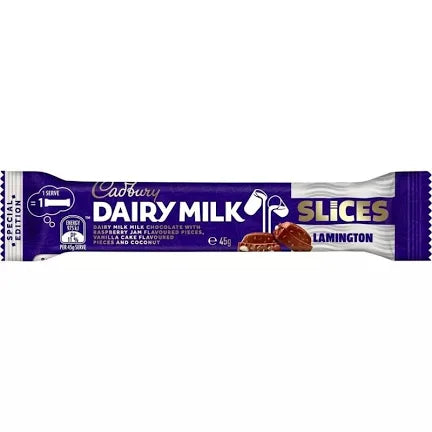 Cadbury Dairy Milk Slices Lamington 45g (Australia)