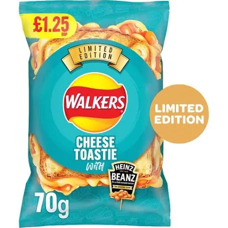 Walkers Cheese Toastie with Heinz Baked Beans Sharing Bag Crisps PMP 70g RRP £1.25