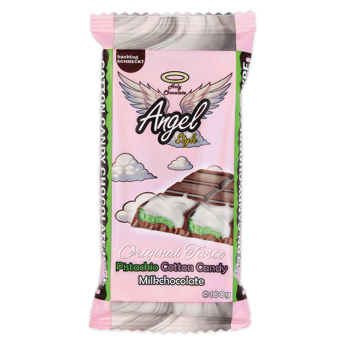 Angel Hair Schokolade - Pistachio Cotton Candy Milk Chocolate Dubai Bar 100g