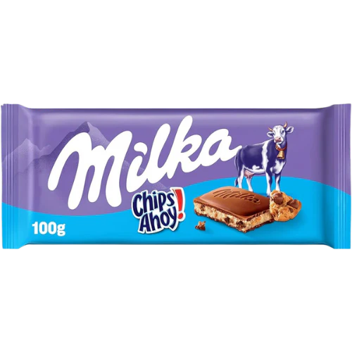 Milka Chips Ahoy Chocolate Bar 100g