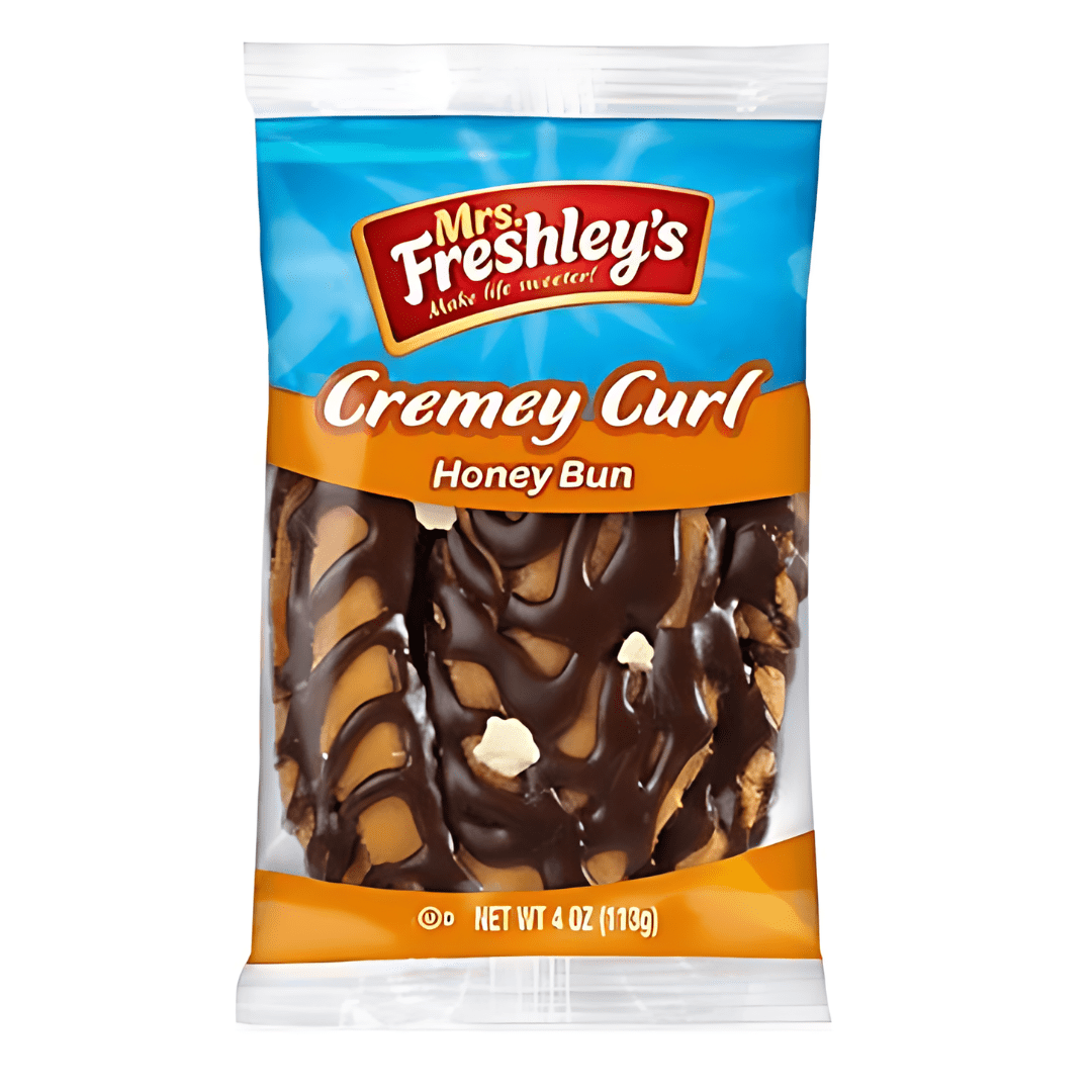 Mrs Freshley’s Cremey Curl Honey Bun (113g)