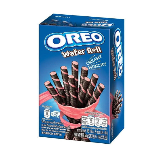 Oreo Wafer Roll Strawberry 54g