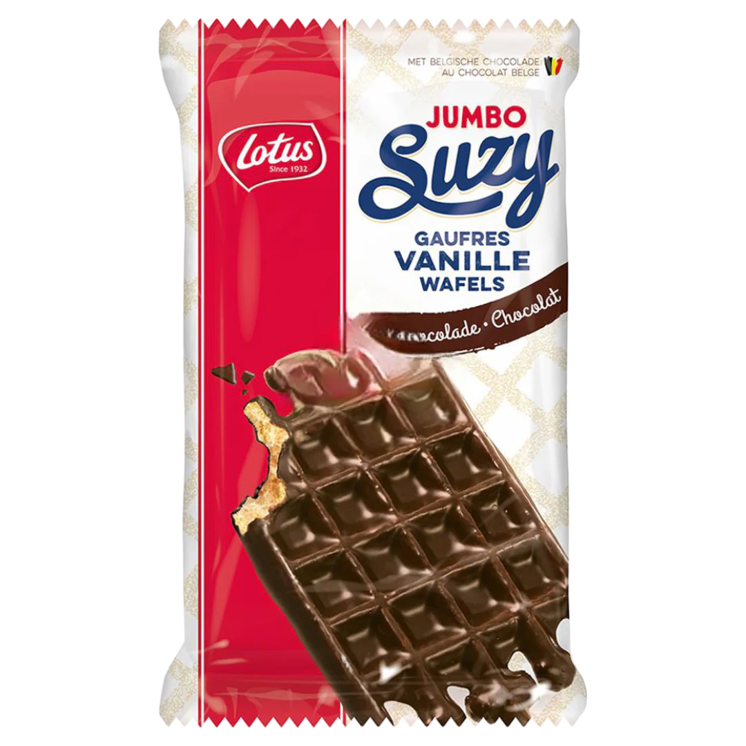 Lotus Suzy Jumbo Waffle Vanilla & Chocolate - 2.64oz - BB 24th July 2024