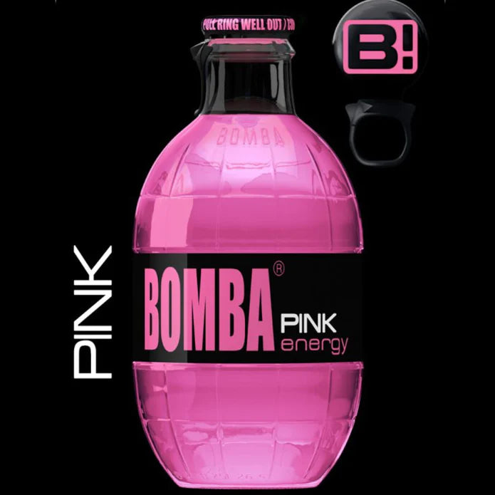 Bomba Pink Energy glass Grenade 250ml