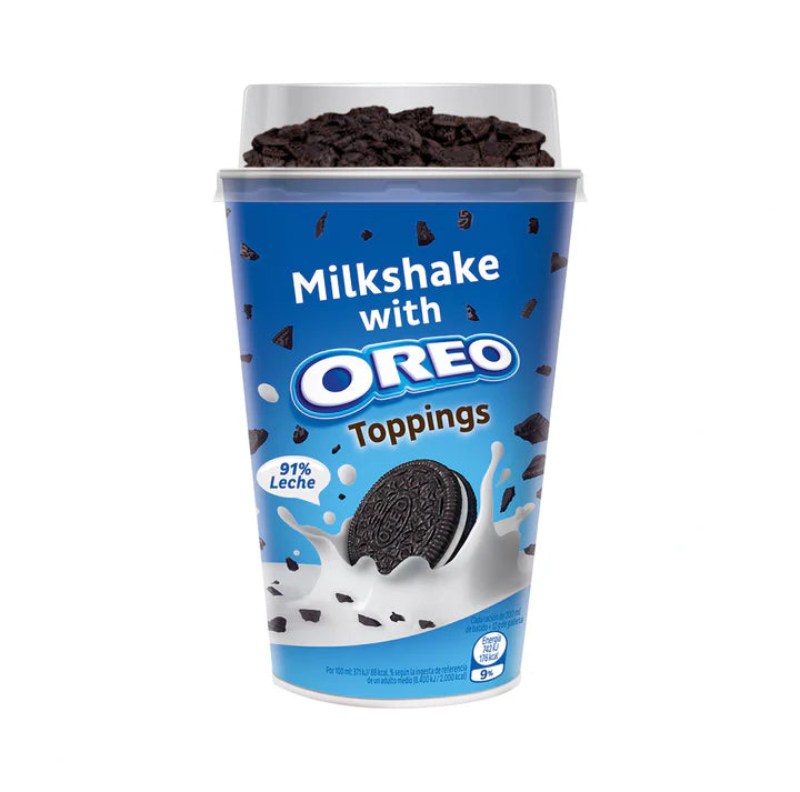 Oreo Milkshake With Toppings 200ml 16th dec 2023