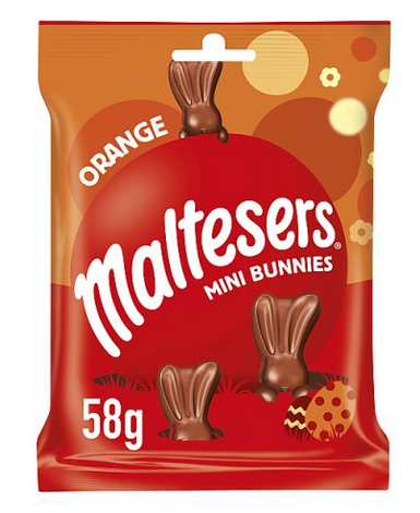 Maltesers Chocolate Orange Mini Bunnies Bag 58g