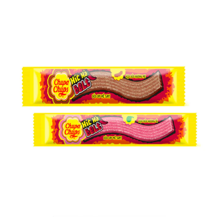 Chupa Chups Spicy Sour Belts - Guava & Tamarind 8g