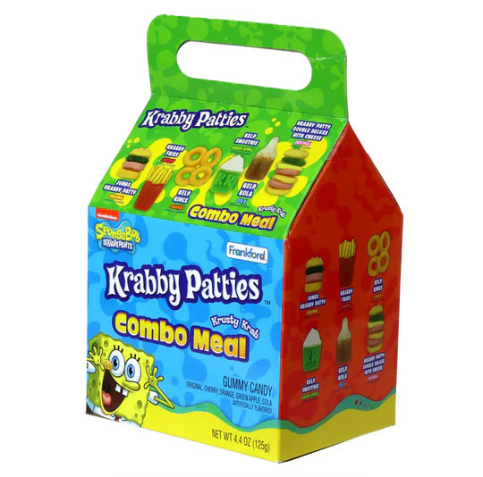 Spongebob Squarepants Krabby Patties Combo Meal Box 125g