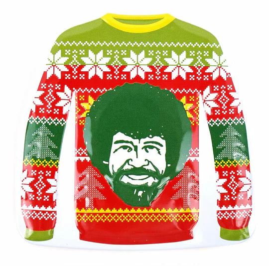 Boston America Merry Christmas Bob Ross Sweater Tin 42.5g