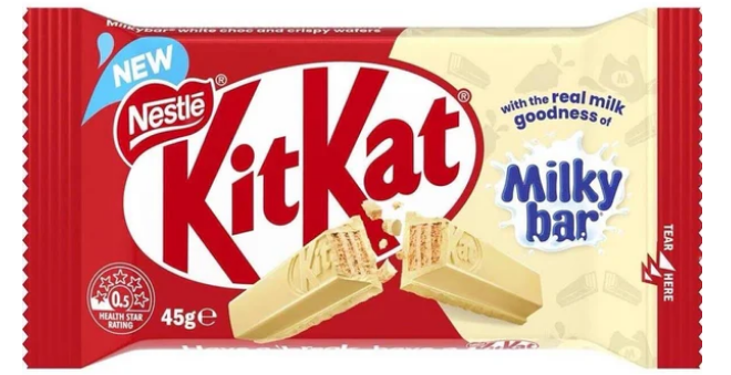 KitKat Milkybar (45g) (Australian)