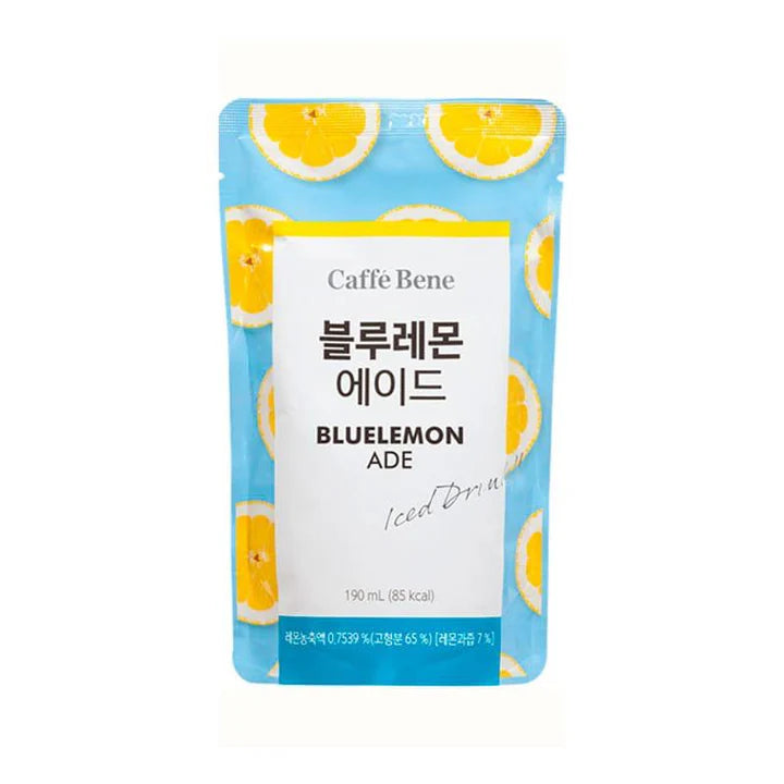 Woongjin Caffe Bene Blue Lemonade Pouch Drink