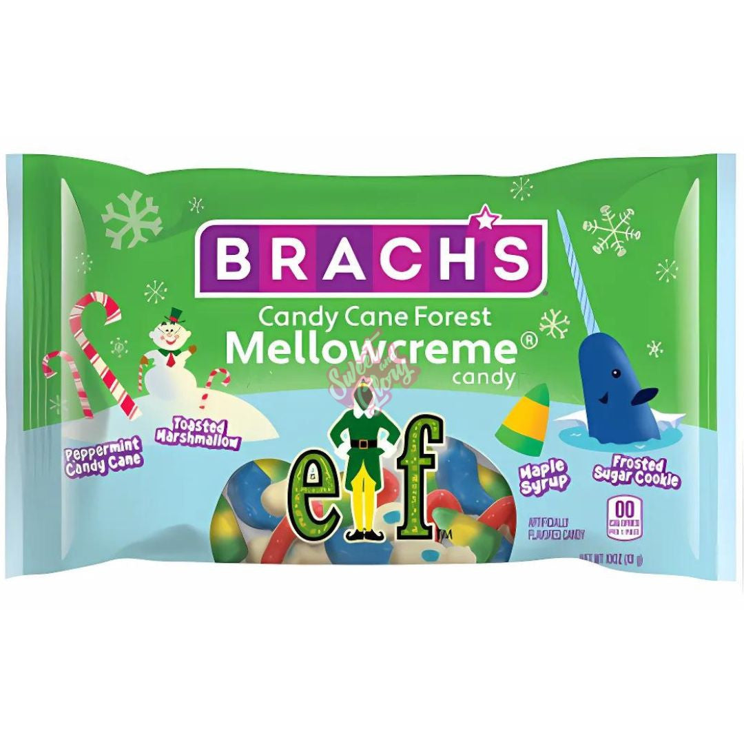 Brach's Elf Candy Cane Forest Mellowcreme Candy 226g