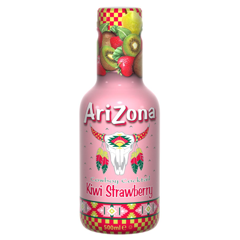 AriZona Cowboy Cocktail Kiwi Strawberry Bottle  - 500ml