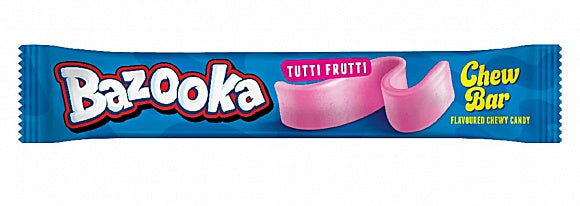 Bazooka Chew Bar Tutti Frutt 14g