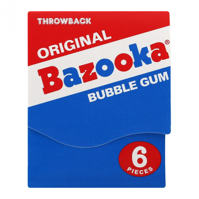 Bazooka Gum Throwback Mini Wallet 10-Piece Pack (43g)