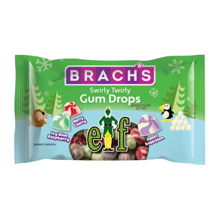 Brach's Elf Swirly Twirly Gum Drops - 3oz (85g)