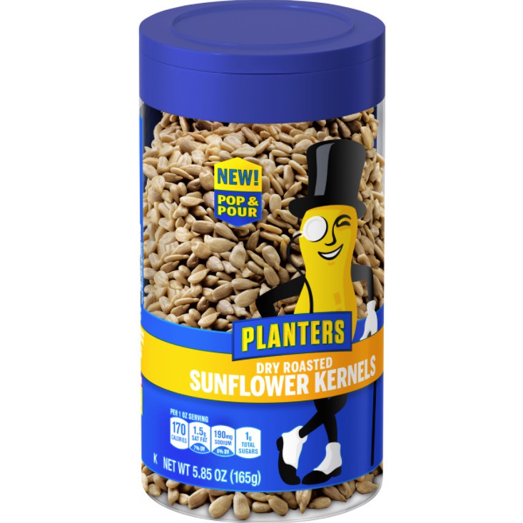 Planters Dry Roasted Sunflower Kernels 165g